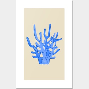 Blue coral Posters and Art